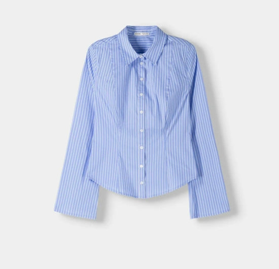 BLUSE MIT WEITEN ÄRMELN