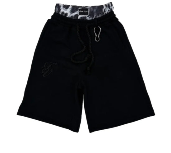LEOPARD CLOUD SWEATSHORTS